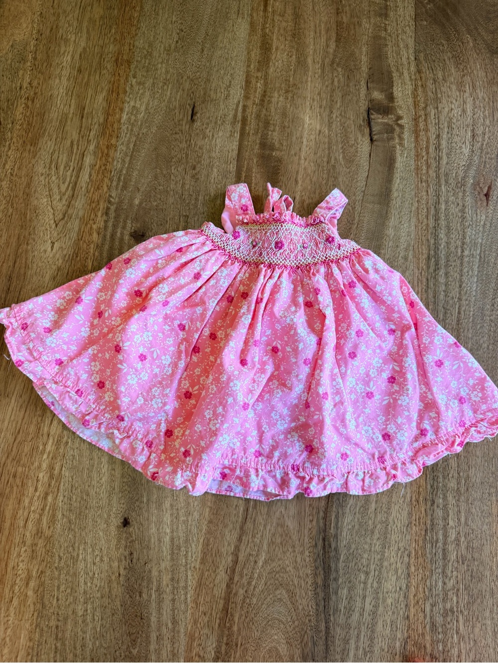 First Impressions Pink Floral Sundress for Dolls